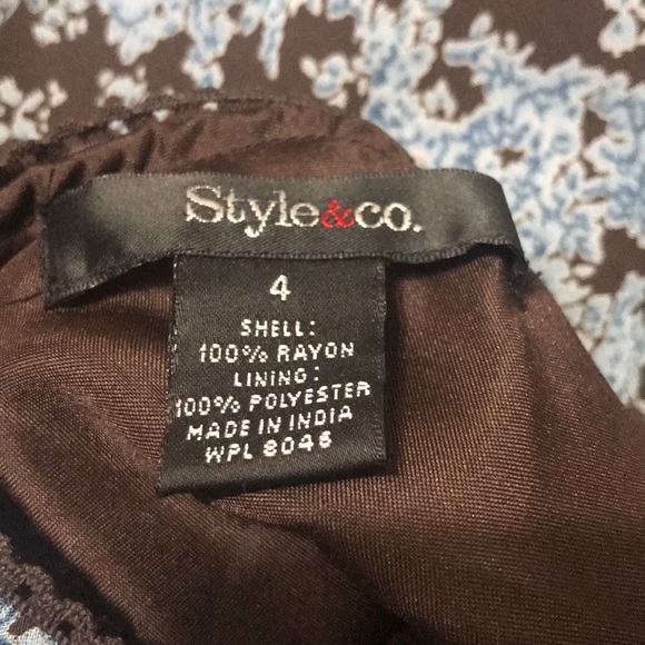 Style & Co.  Paisley Skirt - Picture 5 of 6